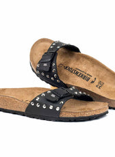 Birkenstock Madrid nere con borchie