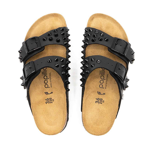 birkenstock papillio con borchie a cono nere