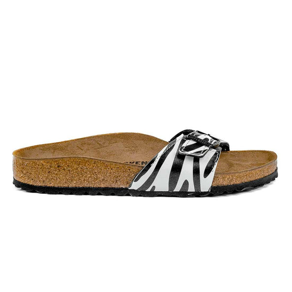 ciabatte birkenstock madrid personalizzate animalier zebrate