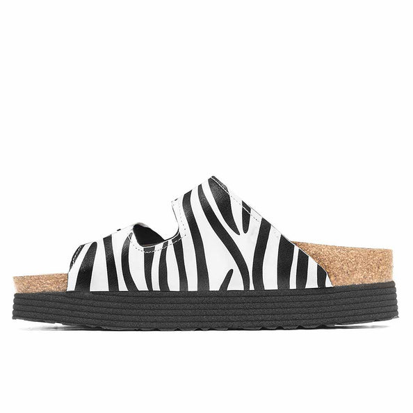 ciabatte birkenstock zebrate alte