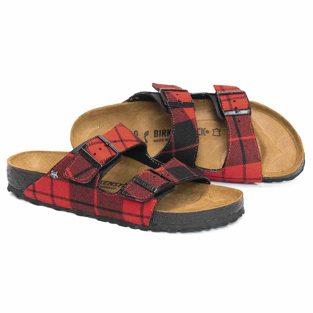 ciabatte personalizzate birkenstock in tartan