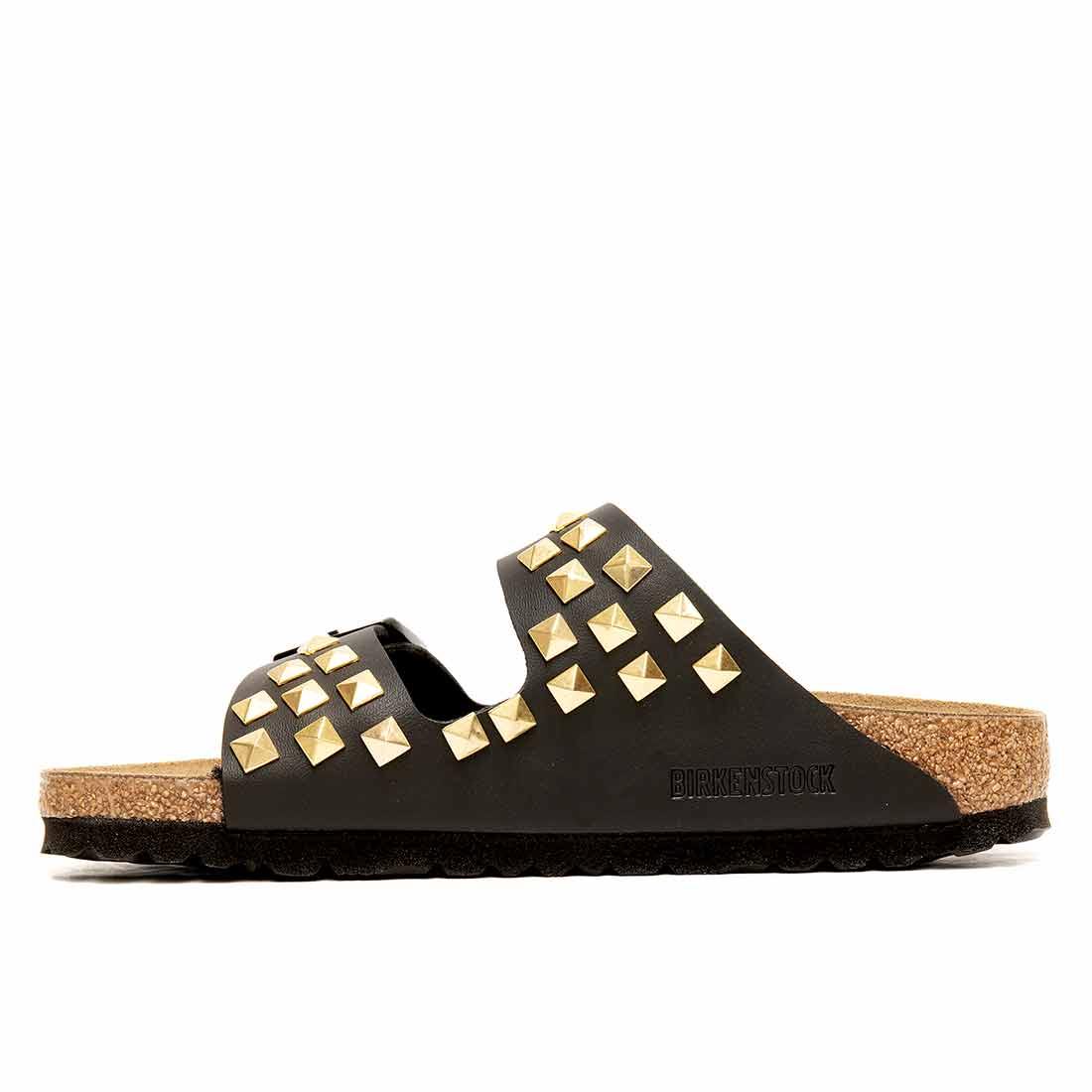 sandali da mare con borchie oro